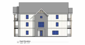 The Landings east elevation